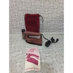 Oster Travel Companion Iron With Spray, Vintage‎ Compact Portable Brown
